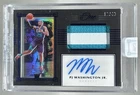 PJ Washington Jr 2019 Panini One and One Blue Premium RC Jersey Patch Auto 16/49