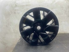 2023 Fisker Ocean 20x8.5 10 Spoke Wheel Rim Black W Carbon Fiber Curb Rash 2023 Fisker Ocean 20x8.5 10 Spoke Wheel Rim Black W Carbon Fiber Curb Rash