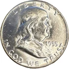 1955-P Franklin 50¢ ✔ AU++ - Almost Uncirculated ✔ 90% Silver