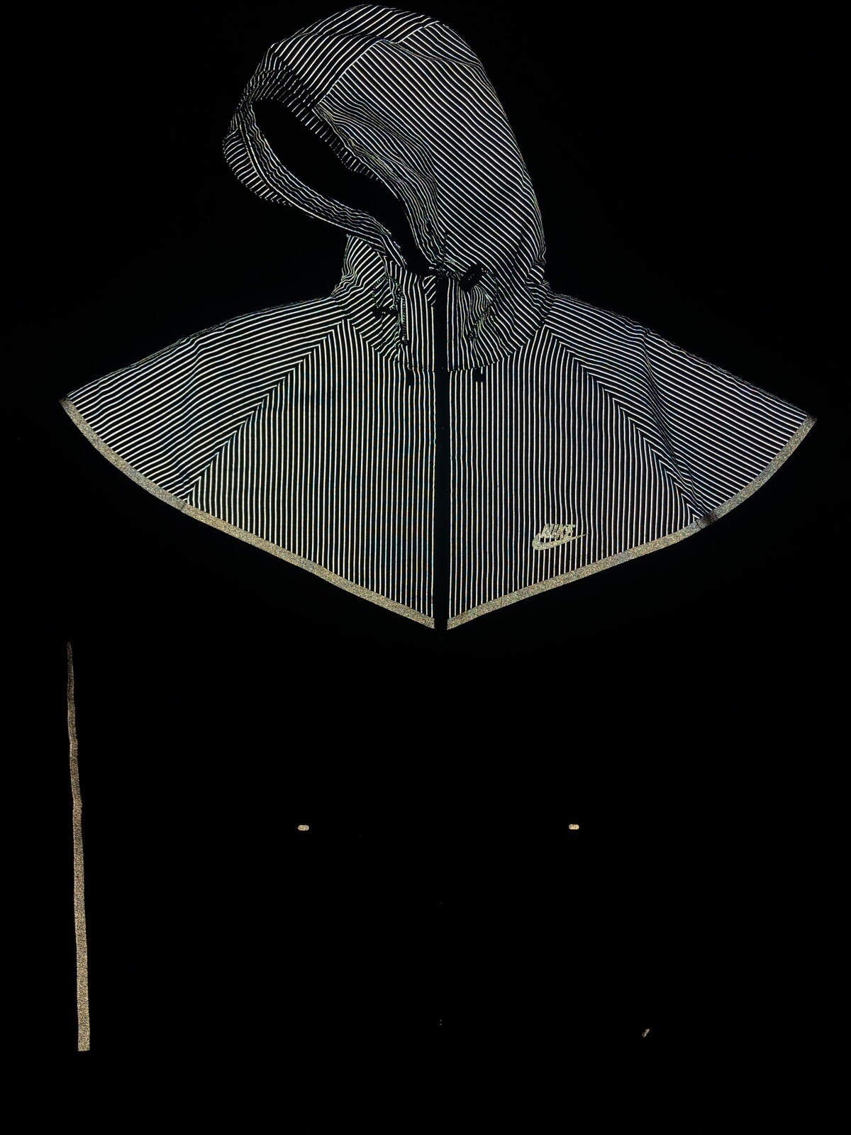 Rare Mens nike tech fleece hoodie reflective maroon Gem