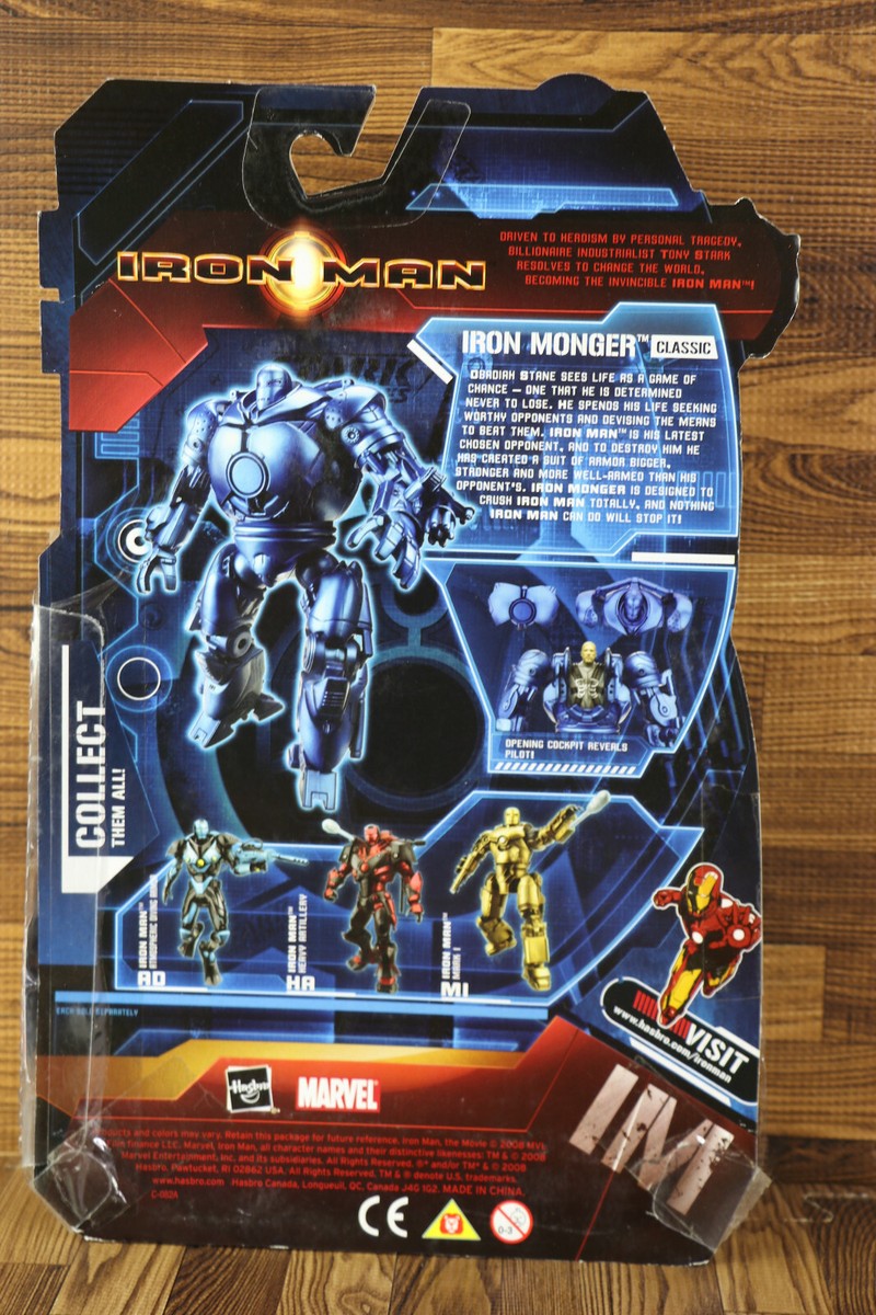 2008 Marvel Iron Man Concept Series Iron Monger Classic Opening