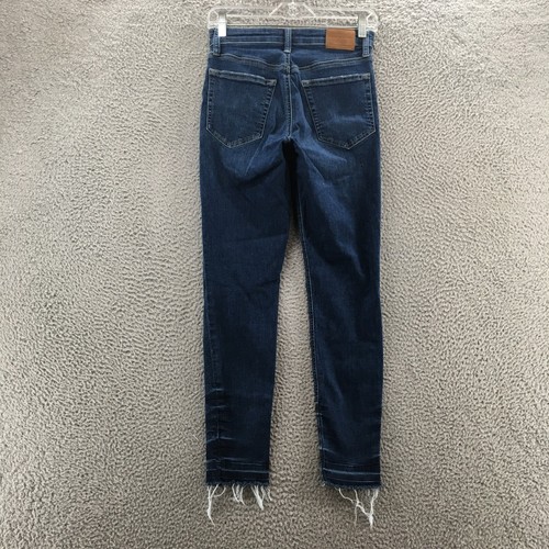 Lucky Brand Skinny Jeans Womens 2/26 (Actual 28x27) Blue Denim Mid Rise Zip Fly - Picture 12 of 23