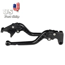 CNC Motorcycle Long Clutch Brake Hand Lever For Yamaha YZF R7 2021-2024 Black