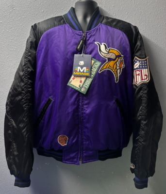 Vintage Mirage Minnesota Vikings Throwback Jacket Men's SZ: 3XL