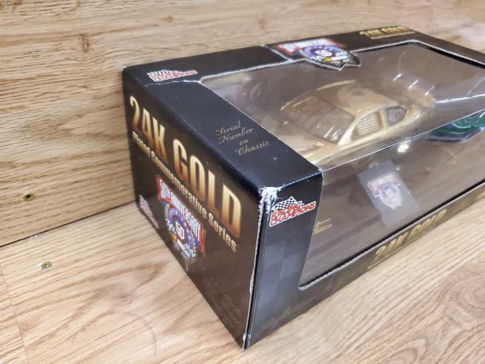 Mark Martin Eagle One Racing Champions 1998 #6 1/24 oro 24 k edición limitada 4.998 sin usar, en caja Foto 3 de 4