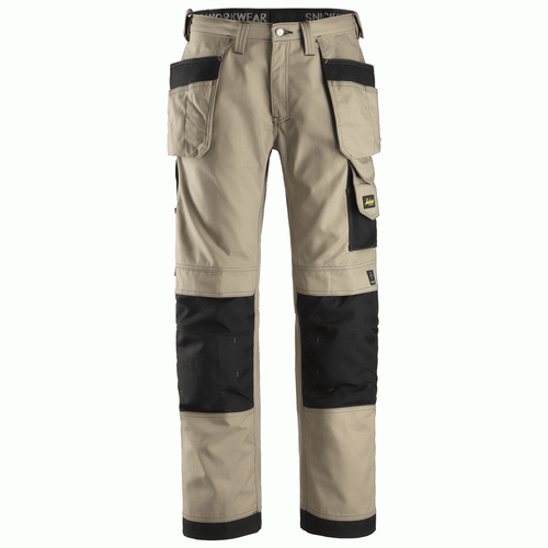 Snickers 3214 Canvas+ Craftsmen Holster Pocket Trousers Various Colours - Picture 6 of 8