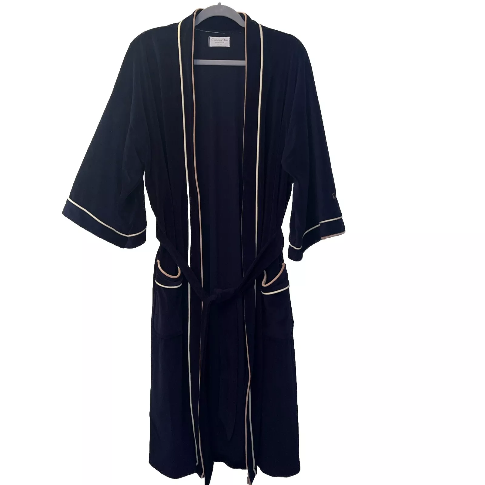 Robe homme Monsieur Marine velours bleu marine taille unique