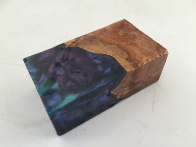 Box Elder Hybrid Stabilized Blank - 1.5 x 2.5 x 4.5'' - box mod - #358
