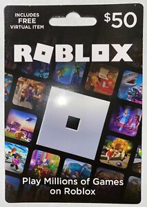 New Roblox Physical Gift Card Free Roblox Vitual Item Roblox Gamefast Shipping Ebay - 100 roblox gift card physical online robux fast delivery best ebay