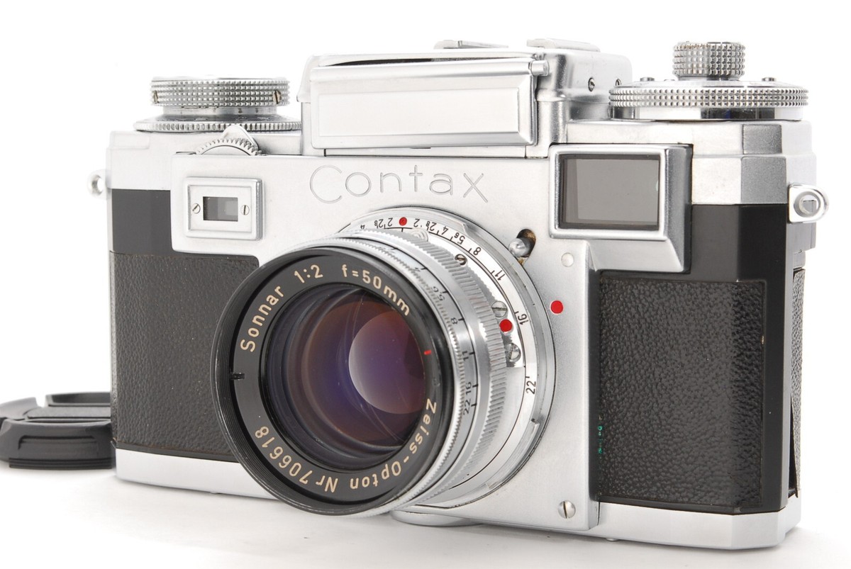 フィルムカメラ Contax IIIa Sonnar 50mm F2 NEAR MINT】 Contax Zeiss Ikon IIIa Film Camera w/ Sonnar