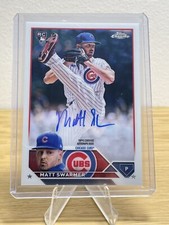 2023 Topps Chrome - Rookie Autographs Matt Swarmer #RA-MS (AU, RC)