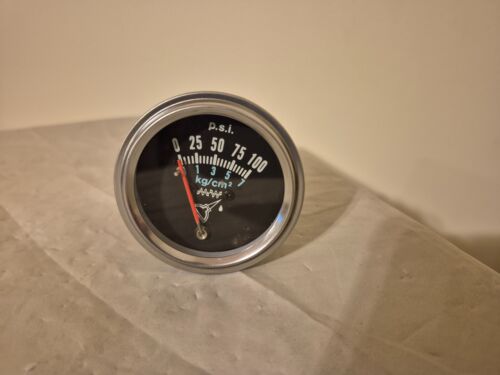 Mechanical Oil Pressure Gauge 2-1/16" Chrome Make Waves 7101