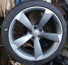 19" GENUINE AUDI A5 S LINE BLACK EDITION ROTOR ALLOY WHEEL RIM 8t0801025cd