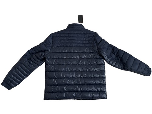 Hugo Boss Orange Oden Quilted Puffer Jacket Coat Dark Navy Blue Men 44R XL - Picture 6 of 13
