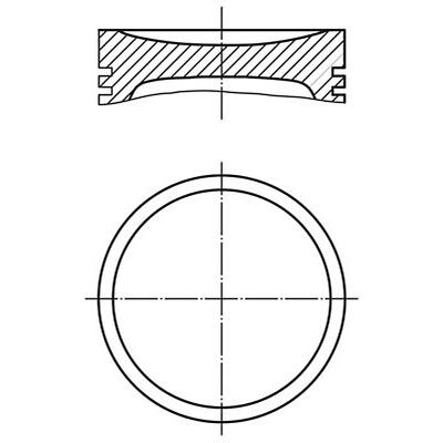 MAHLE 003 94 01 Kolben für SMART
