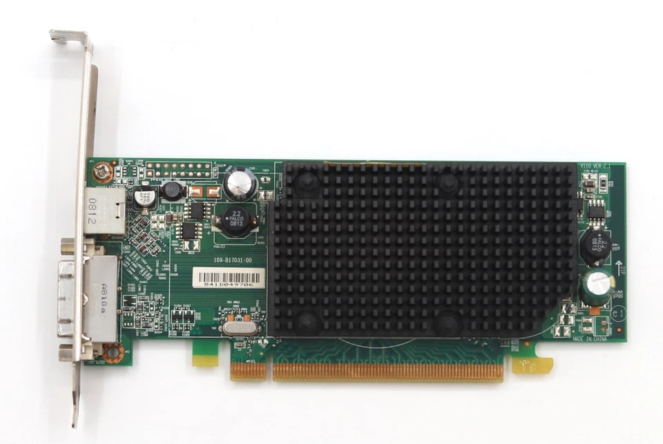 Dell ATI Radeon HD 2400 256MB GDDR2 PCIe Graphics Card Dell P/N: 0FM349 Tested - Image 2 of 4