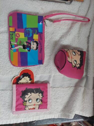 Betty boop wallet,  wrist purse and koozie  - Picture 1 of 10