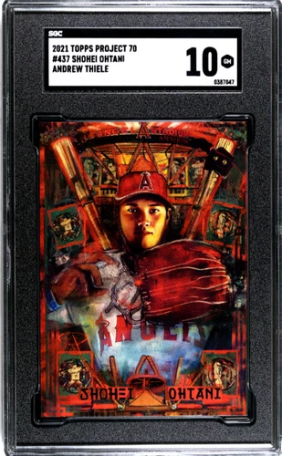2021 Topps Project 70 Shohei Ohtani by Andrew Thiele #437 SGC 10