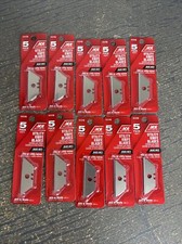 10 packs of 5 (100) Ace Utility Blades .025 Thick, Made in USA