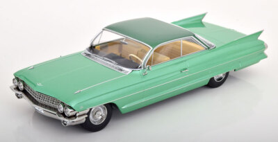1:18 KK-Scale Cadillac Coupe DeVille Series 62 1961 greenmetallic