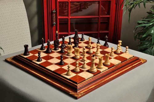 The Zagreb '59 Chess Set - Pieces Only - 3.875" King - Rosewood Stained - Picture 2 of 11