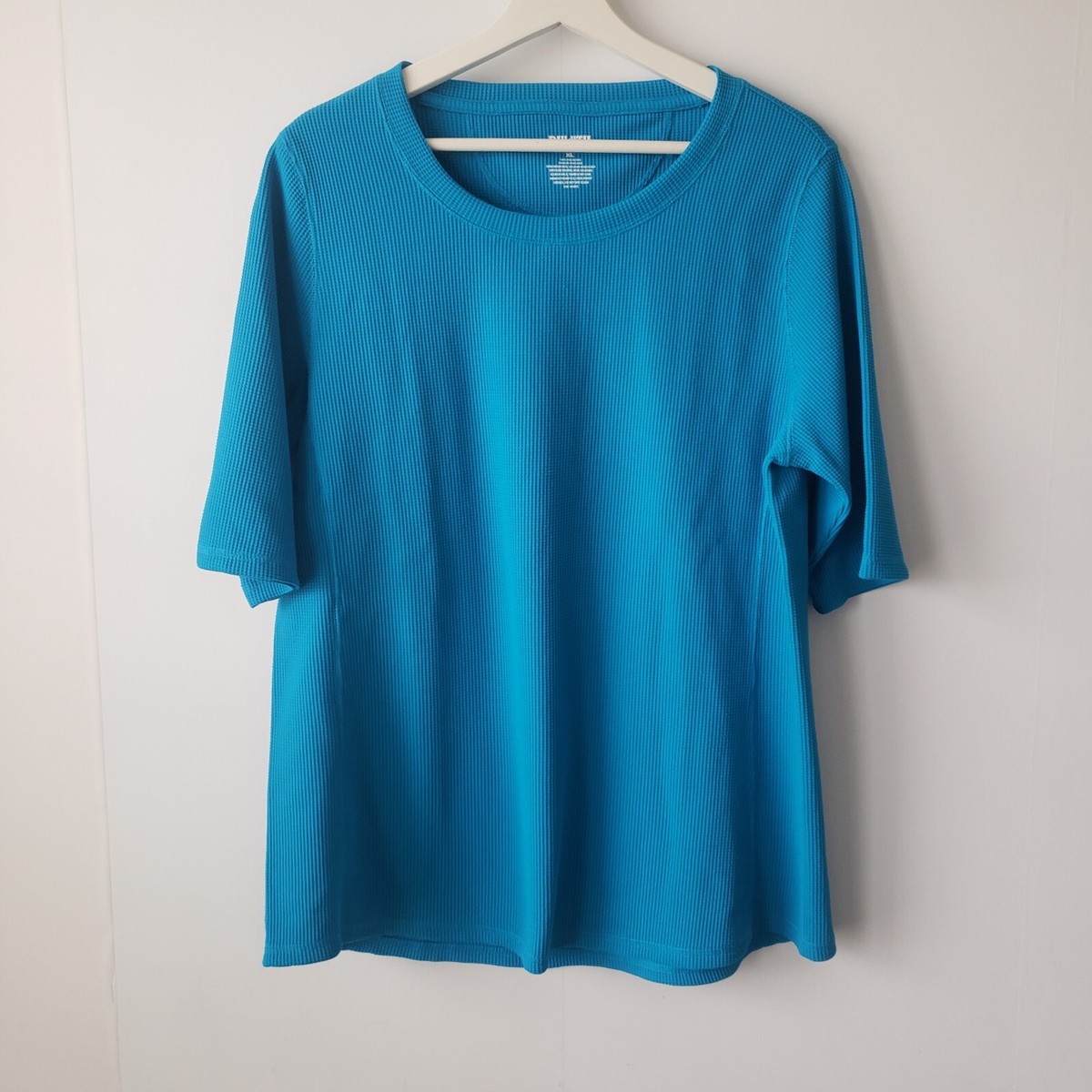 Duluth Trading Women's Waffle Knit Short Sleeve Thermal Shirt size