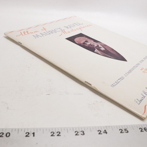 Album of Maurice Ravel Masterpieces Piano Songbook Sheet Music Score 1937 - Picture 3 of 8