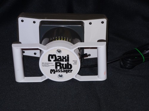 Pre-owned Maxi-Rub Massager 2 Speed White ~runs like a champ!~ - Picture 4 of 13