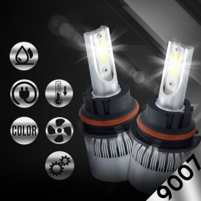 Kit Ampoules Xénon HID Xentec 55W 9007 HB5 6000K - Diamant Blanc Pour Feux De Croisement