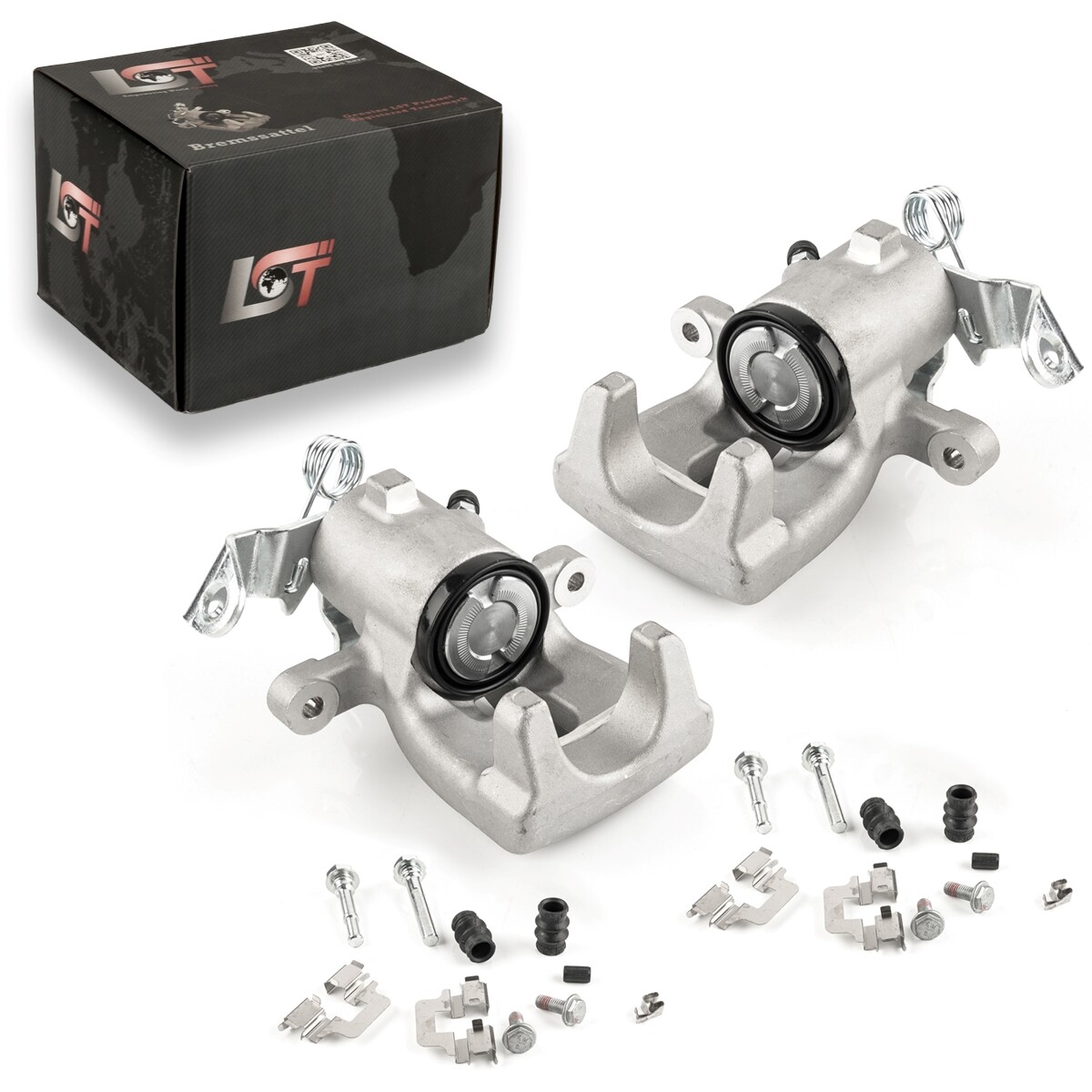 2x Fist Saddle Brake Caliper Rear Axle Left Right for Opel Zafira B Vauxhall