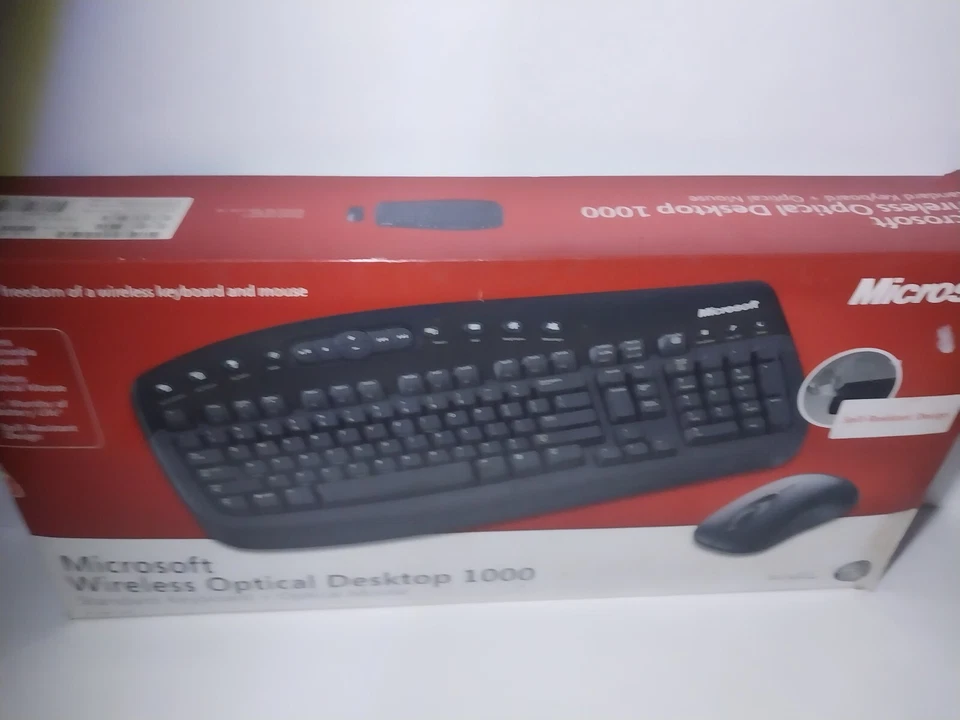Microsoft Wireless Optical Desktop 1000 Keyboard & Mouse BV3-00003 - Image 2 of 4