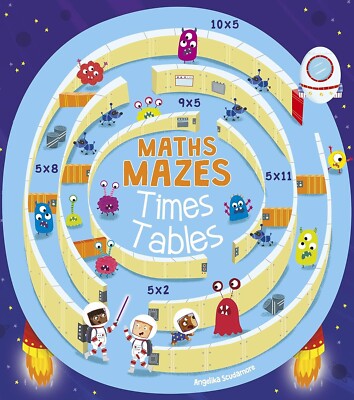 Maths Mazes Times Tables Key Stage 1 age 4+ Maths Sums problems to solve
