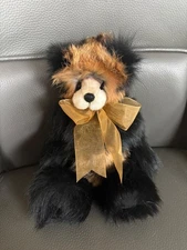 So Stunning OOAK Fur Artist Bear by Victoria Correa 11 inches