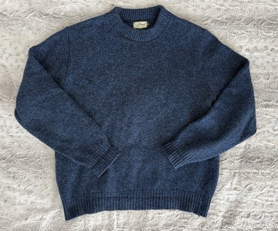 80s LL Bean Ragg Wool Sweater Mens XL USA Freeport Maine Made Vtg 1980s