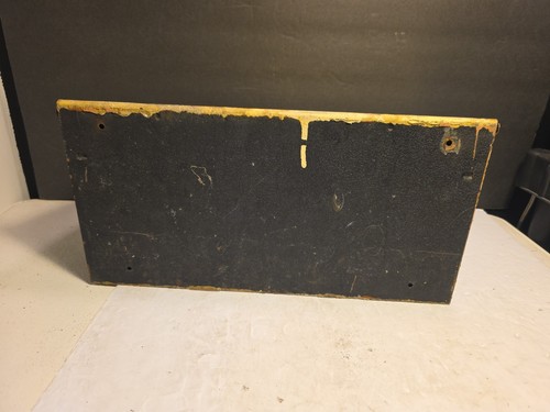 Vintage Black Metal With Brass Lid Mail Box - Picture 4 of 8