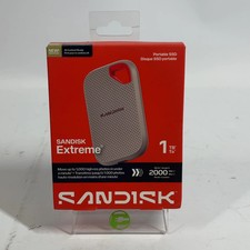 New SanDisk Portable Extreme Portable SSD 1TB USB-C SSD SDSSDE7W-1T00-AW25
