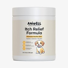 Itch Relief Chews for Dogs Vitamin E Borage Oil Supplement Packed with ...