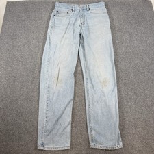 Vintage Levi's Jeans Mens 32x32 Fits 30x32 550 Relaxed Straight Light Wash