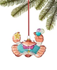 Holiday Lane Tropical Beach Crab Christmas Holiday Ornament