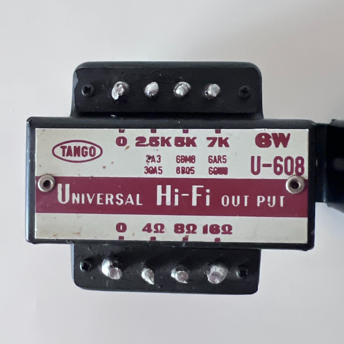 TANGO U-608 Universal Hi-Fi Output Transformer Pair Tested