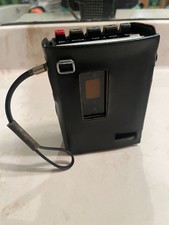 Vintage SONY TC-55 Tapecorder Portable Cassette Tape Player/Recorder Case AS IS