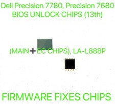 DELL PRECISION 7780, PRECISION 7680, NO PASSWORD BIOS CHIP LA-L888P NV712 C6JVW