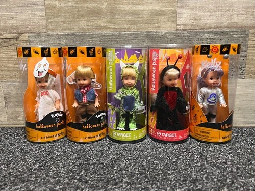 Barbie - Kelly Halloween Party Kayla, Tommy, Kelly - Lot of 5 Vintage Figures!