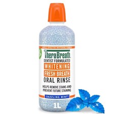 TheraBreath Whitening Mint Mouthwash - Dazzling Mint