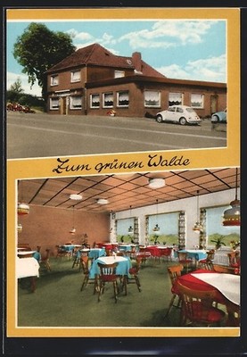 AK Buxtehude - Grüner Wald, Gastwirtschaft u. Fernfahrerheim Zum grünen Walde,