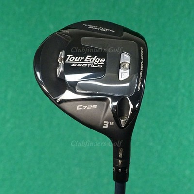 Tour Edge Exotics C725 15° Fairway 3 Wood Denali 60g 6.0 Graphite Stiff w/HC