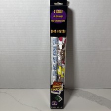 VTG 90s USA Made Removable Peel & Stick Vinyl Book Covers 2 Rolls - Looney Tunes