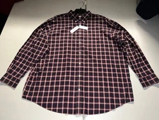 NWT's Roundtree & Yorke Gold Label Non Iron Red Shirt 2XB 2XLB Big