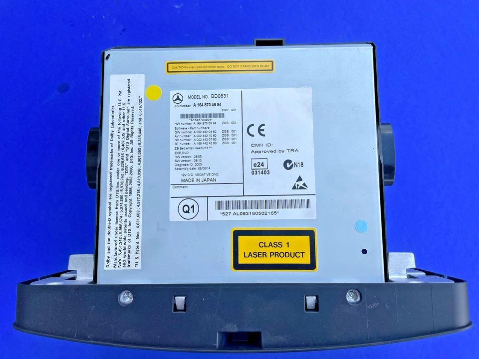 Mercedes ML320 W164 Mopf Navigationssystem Radio CD A1648704994 - Bild 2 von 3