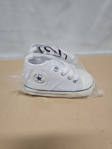 Baby Shoes Boy Girl Solid Sneaker Cotton Soft Anti-Slip Sole Infant Toddler sz 2